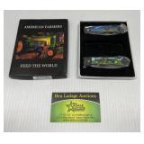 2 - John Deere Pocket Knives (Missing One)