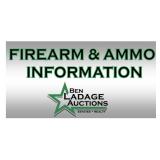 Firearm and Ammo Information