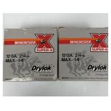 Two Boxes of Winchester 12 Gauge Shotgun Shells