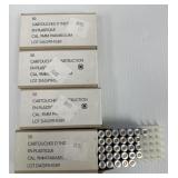 Four Boxes of 9mm Parabellum Ammo