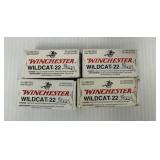 Four Boxes of Winchester .22 Long Rifle Ammo