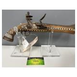 Ornate Flint Lock Blunder Bust Pistol