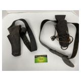 2 Holsters With Belts