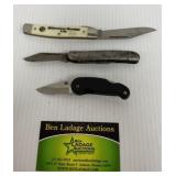 3 Pocket Knives