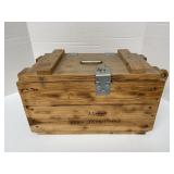 Wooden Ammo Box 18" x 10" x 10"