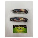 Tomahawk American Theme Pocket Knives