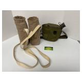 Canteen & Bottle Holder With Thermos