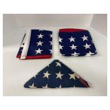 American Flags 3" x 5" Two With 48 Stars