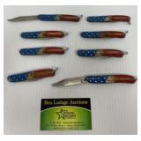 American Theme Pocket Knives