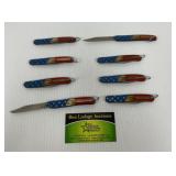 America Theme Pocket Knives