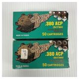Two Boxes of .380 Ammo