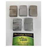 4 Silver Lighters
