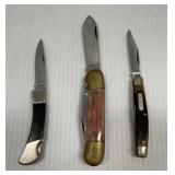 3 Pocket Knives