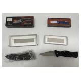 (2) Avenger & The Raven Pocket Knives