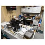 Office Desk, Cabinets, and Contests