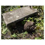 40" x 20" Concrete Bench
