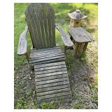 Wooden Adirondack chair - worn