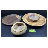 Wooden Bowls - turned by Mr. Black - unfinished