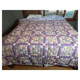 Large Antique Yoyo Quilt