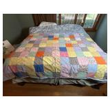 Patchwork Quilt  -  87" x 60"
