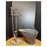Coal bucket and coal Broom