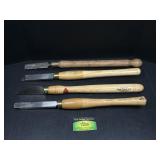 4 Lathe Chisels