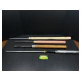 4 Lathe Chisels