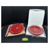 Pair Of The Original Red Plate Co. Plates