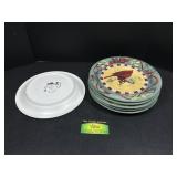 Lenox Winter Greetings Everyday Cardinal Plates