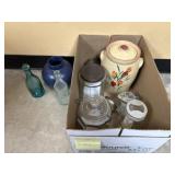 Antique Glass Bottles, Ceramics, and More