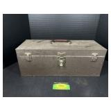 Gray Metal Toolbox