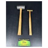 Bronze Jeweler Hammer and Lead Hammer