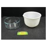 Glasbake-Sunbeam & Pyrex Mixing Bowls