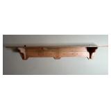 Wooden Engraved Shelf