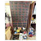 Hardware Cabinet with 40 Small Drawers / 6 Bigger