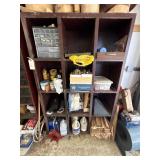 12 Cubbie Cabinet with Contents