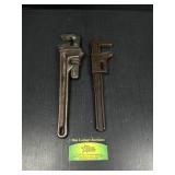 Pair Of Pipe Wrenches