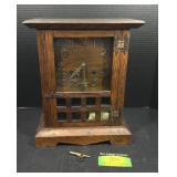 Antique "Los Santos" Mantle Mission Clock