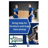 Please bring help for large items