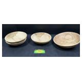 Wooden Bowls - turned by Mr. Black - unfinished