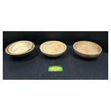 Wooden Bowls - turned by Mr. Black - unfinished