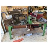 Parts and pieces with a nice bench