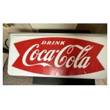 Coca-Cola Fish tail light up sign - Hanover