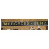 Mercedes - Benz plastic sign  -  Approx -16