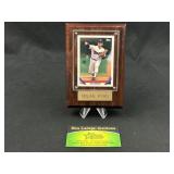 Framed Nolan Ryan Rangers Card