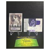 2 Brian Cook autograph Cards