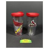 2 St. Louis Cardinals Tervis Travel Cups