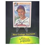 1983 Donruss Lou Boudreau Auto
