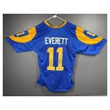 Jim Everett Los Angeles Rams Signed Jersey - COA*