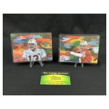 Joe Montana & Dan Marino Portrait Cards